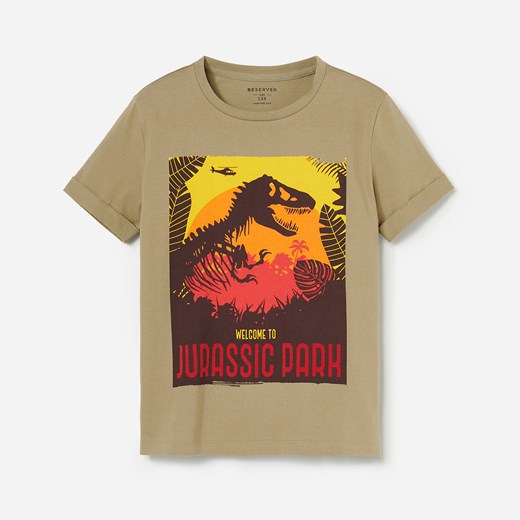 Reserved - Bawełniany t-shirt Jurassic Park - Reserved 170 Reserved promocja