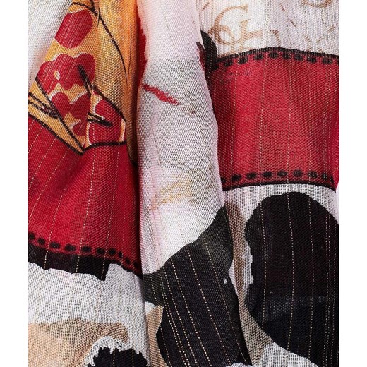 Lightweight scarf with print Guess ONESIZE wyprzedaż showroom.pl