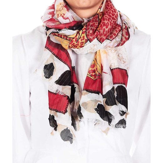 Lightweight scarf with print Guess ONESIZE okazja showroom.pl