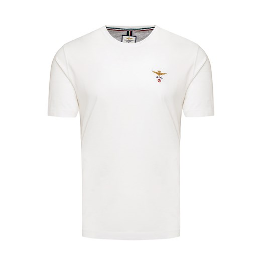 T-shirt męski Aeronautica Militare casual z krótkim rękawem 