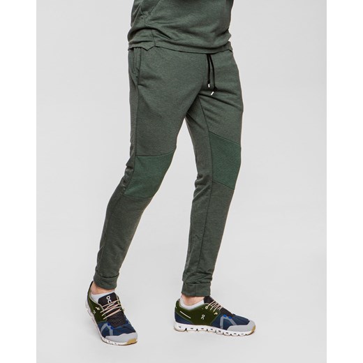 Spodnie męskie zielone On Running z dresu 