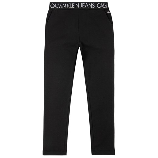 Calvin Klein Jeans Spodnie dresowe Logo Waistband IG0IG00378 Czarny Regular Fit 8 okazja MODIVO