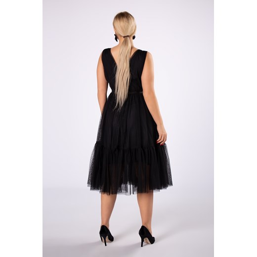 Ptakmoda.com sukienka czarna tiulowa 