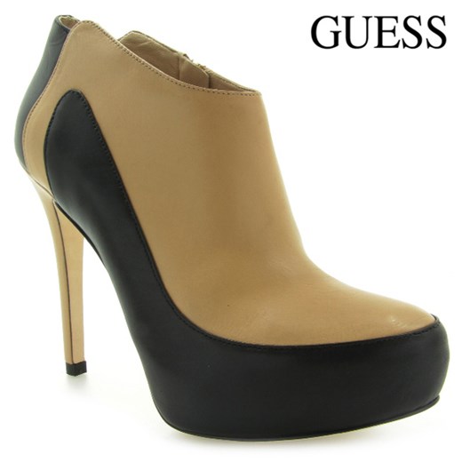 GUESS BY MARCIANO EDITH/SHOOTIE (ANKLE BOOT)/SU BEIGE riccardo zielony amortyzująca