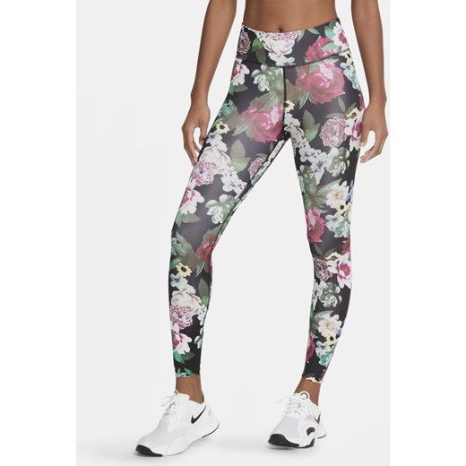 Nike spodnie damskie w kwiaty 