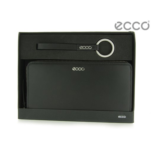 ECCO Christmas Wallet Giftbox Ladies riccardo szary abstrakcyjne wzory