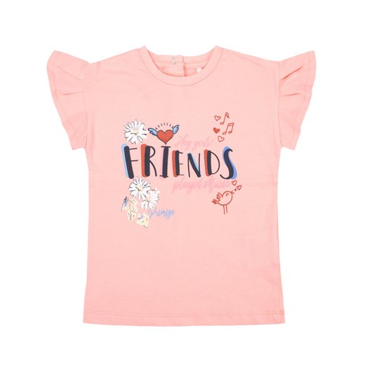 Primigi T-Shirt Little Gipsy Soul 43221541 Różowy Regular Fit Primigi 12M okazyjna cena MODIVO