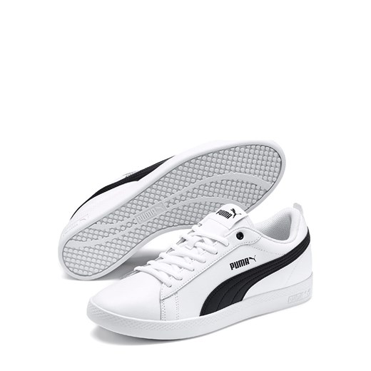 Skórzane sneakersy "Smash v2" w kolorze białym Puma 40 Limango Polska