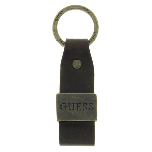 BRELOK GUESS KEYCHAIN BROWN riccardo czarny do domu