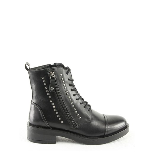 Botki Manoukian Shoes skórzane
