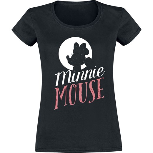 Myszka Miki i Minnie - Minnie Silhouette - T-Shirt - czarny S EMP
