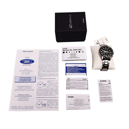 Zegarek CASIO EFV-C100D-1AVEF Sporty LCD Chronograph Casio wyprzedaż TimeandMore