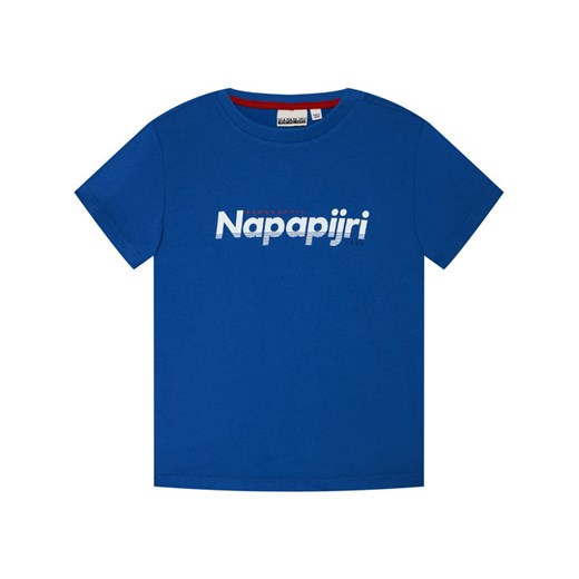 Napapijri T-Shirt Saloy NP0A4EQG Niebieski Regular Fit Napapijri 10Y MODIVO