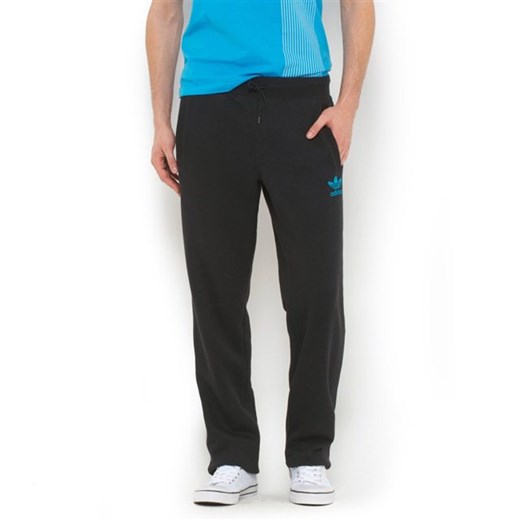 Spodnie sportowe z moltonu, ADIDAS la-redoute-pl czarny bawełniane