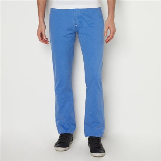 Spodnie chino, model Magnum marki KAPORAL la-redoute-pl niebieski bawełniane