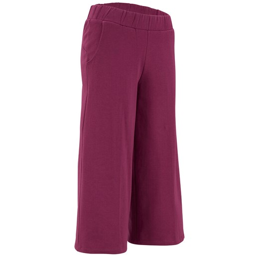 Spodnie dresowe culotte 3/4 z bawełny organicznej, Level 1 | bonprix 52/54 bonprix