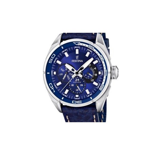 Zegarek Męski FESTINA F16609/3 Sport Multifunction - 16609/3 Dostawa Gratis! 100 Dni na Zwrot Towaru - Gwarancja Satysfakcji!!! otozegarki niebieski kolekcja