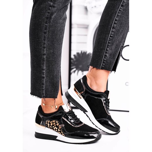 Buty sportowe damskie Vinceza sneakersy skórzane na płaskiej podeszwie klasyczne 