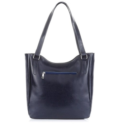 Shopper bag Merg matowa bez dodatków na ramię elegancka