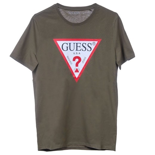 T-shirt męski Guess z bawełny 