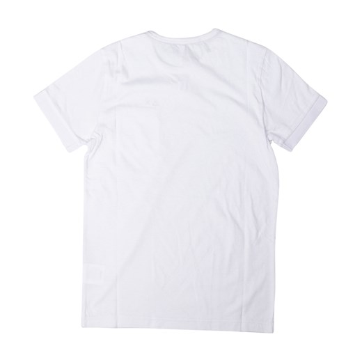 Sun 68 t-shirt chłopięce bawełniany biały z krótkim rękawem 