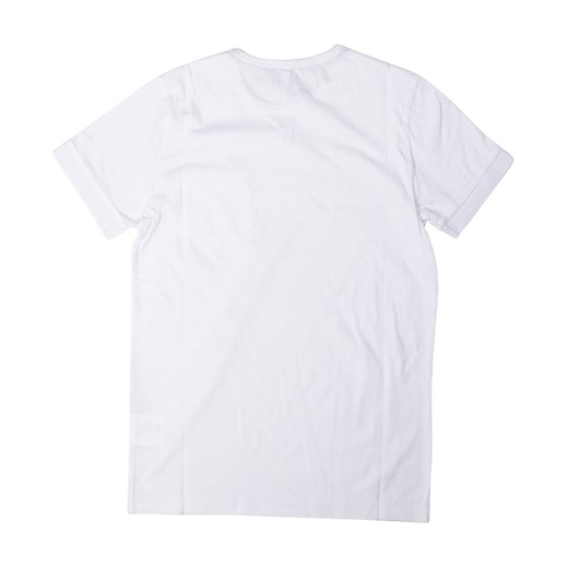 Sun 68 t-shirt chłopięce bawełniany biały z krótkim rękawem