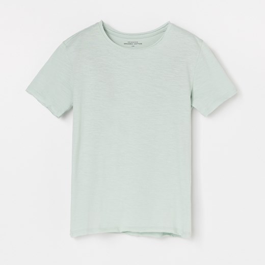 Reserved - T-shirt z bawełny organicznej - Reserved 158 Reserved okazyjna cena