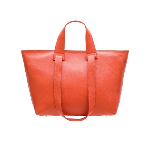 Shopper bag czerwona Glamorous By Glam skórzana 