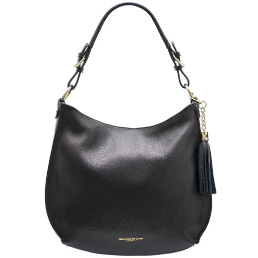 Shopper bag czarna Glamorous By Glam skórzana 