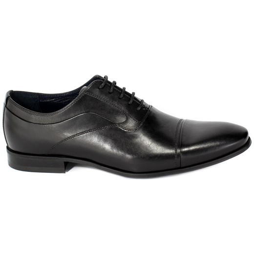 Buty eleganckie męskie Pilpol sznurowane ze skóry