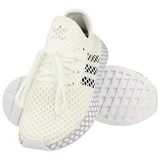 Buty sportowe damskie Adidas casualowe młodzieżowe na wiosnę białe 