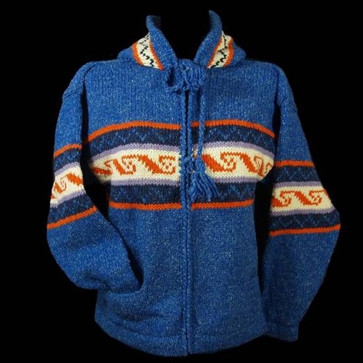Sweter z wełny lamy