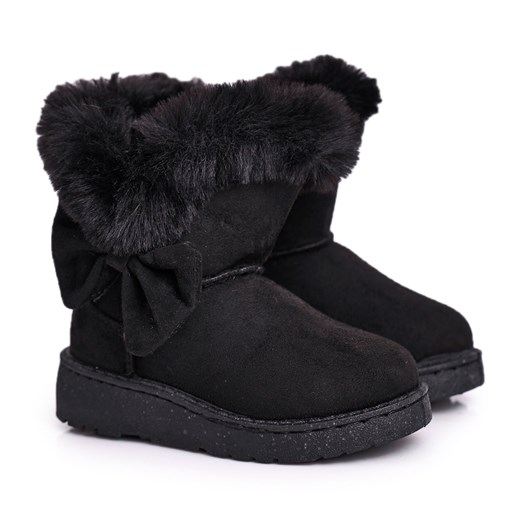 Buty zimowe dziecięce Frrock z aplikacjami  na zimę śniegowce 