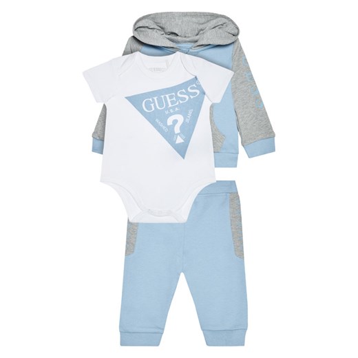 Odzież dla niemowląt niebieska Guess dla chłopca 