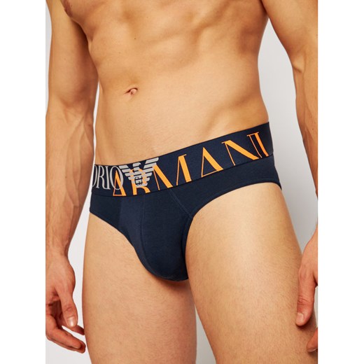 Emporio Armani Underwear Slipy 110814 0A516 135 Granatowy S MODIVO