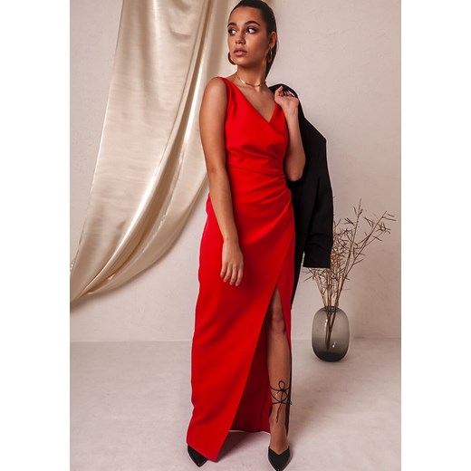 Sukienka czerwona Latika maxi 