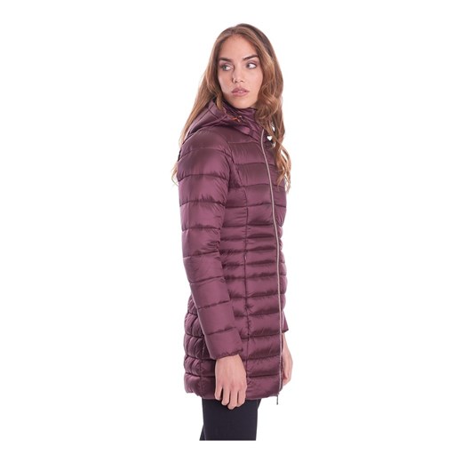 LONG DOWN JACKET IRISY QUILTED WITH HOOD Save The Duck S showroom.pl