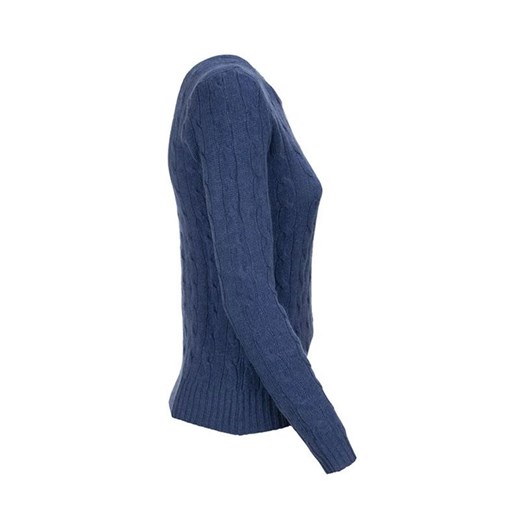 Sweter damski niebieski Ralph Lauren wełniany 