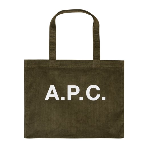Shopper bag zielona A.P.C.