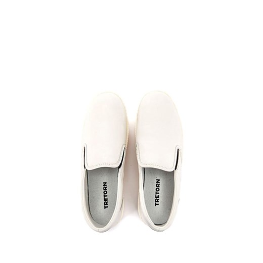 Skórzane slippersy w kolorze białym Tretorn 38 Limango Polska