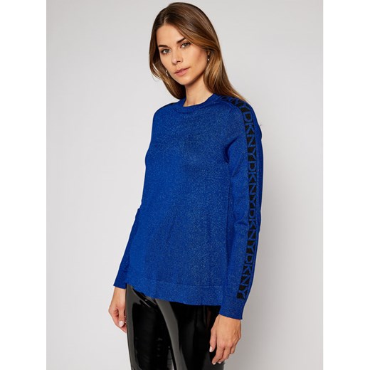 Sweter damski DKNY z okrągłym dekoltem Odzież Damska HI ZJIK Sweter damski DKNY z okrągłym dekoltem Odzież Damska HI ZJIK