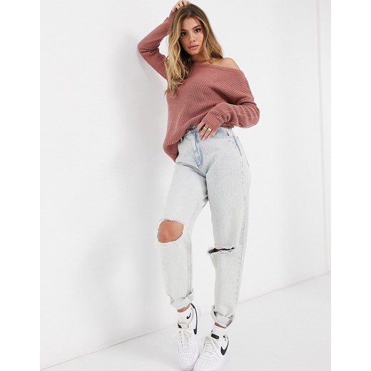 Missguided sweter damski Odzież Damska NZ różowy IMQF Missguided sweter damski Odzież Damska NZ różowy IMQF