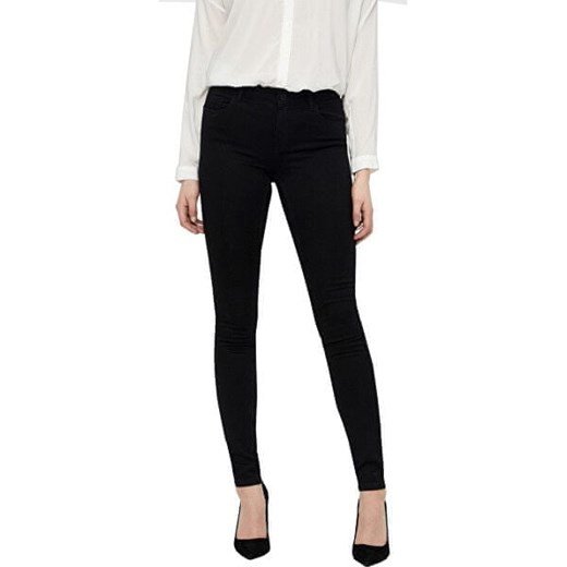 Vero Moda Damskie jeansy VMSEVEN NW SHAPE UP JEANS VI506 NOOS Black (Rozmiar L / 30) Vero Moda XS / 30 Mall