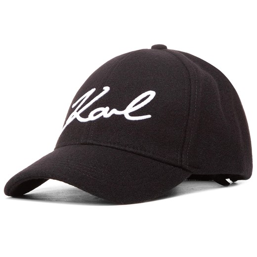 Czarna czapka z daszkiem męska Karl Lagerfeld 