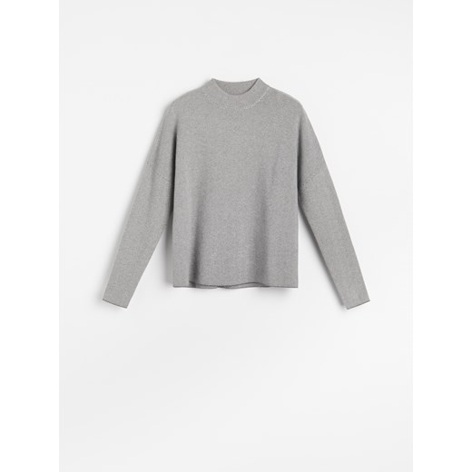 Reserved - Sweter w jodełkę - Wielobarwny Reserved L promocyjna cena Reserved