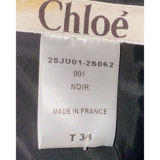 Spódnica Chloé Vintage bez wzorów bawełniana 