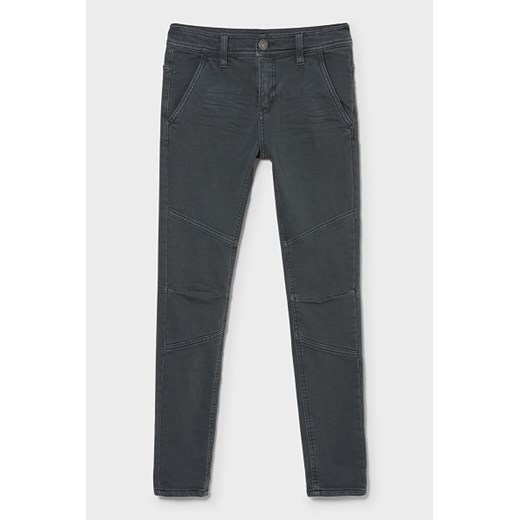 C&A Spodnie bawełniane, Czarny, Rozmiar: 128 128 C&A