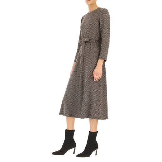 Max Mara Sukienka dla Kobiet, Sukienka Wieczorowa i Koktajlowa, czarny, Wiskoza, 2019, 38 40 44 M Max Mara 44 RAFFAELLO NETWORK