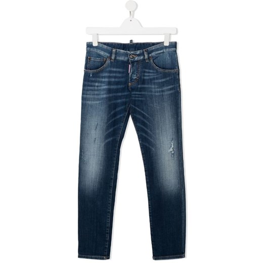 Spodnie chłopięce Dsquared2 z jeansu 