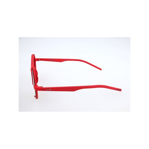 Męskie okulary przeciwsłoneczne w kolorze czerwono-czarnym Polaroid 50 Limango Polska